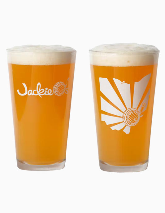 Jackie O's Pint Glass